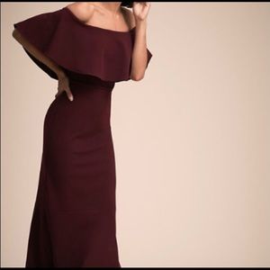 BHLDN DARA off the shoulder gown